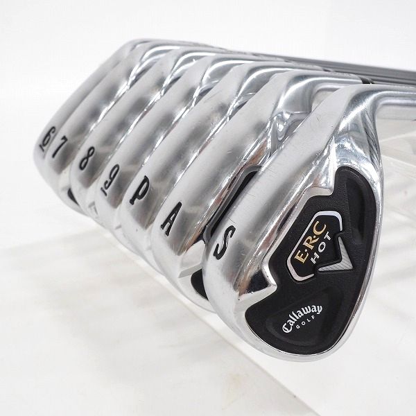 実際に弊社で買取させて頂いたCallaway/キャロウェイ E.R.C HOT FORGED/フォージド アイアン #6～9,P,A,Sw 7本セット IR-1000 60 FLEX：R 