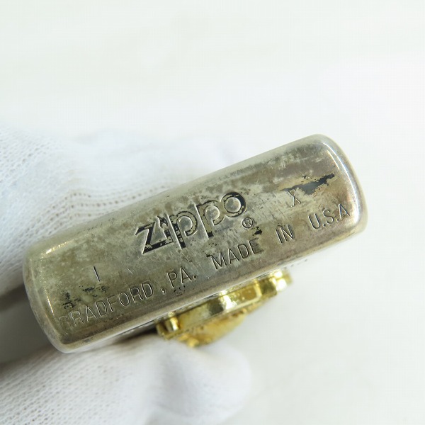 実際に弊社で買取させて頂いたZIPPO/ジッポー HARLEY-DAVIDSON/ハーレーダビッドソン メタル貼り/シリアル入 1994年製 の画像 2枚目