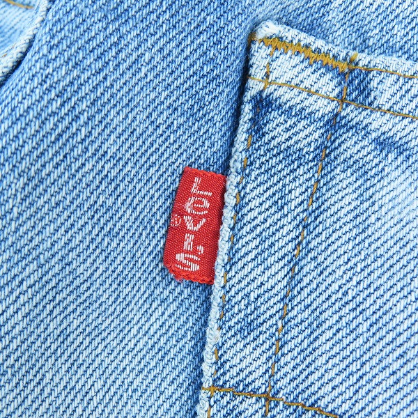 実際に弊社で買取させて頂いたLEVI'S/リーバイス ヴィンテージ バレンシア工場 刻印555 501 ボタンフライ デニム W28L34の画像 6枚目