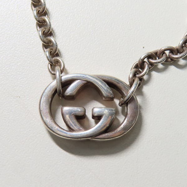 実際に弊社で買取させて頂いたGUCCI/グッチ GGロゴ ネックレスの画像 1枚目