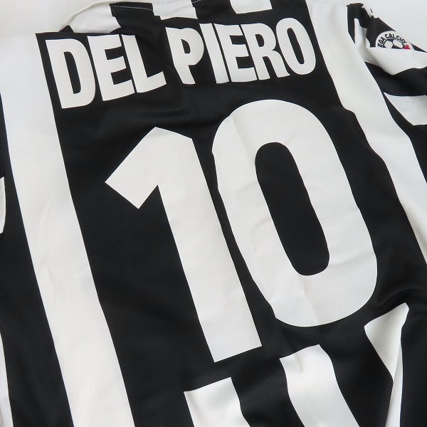 実際に弊社で買取させて頂いたkappa/カッパ 2000 ユヴェントスFC ユニフォーム＃10 デル・ピエロ/Mの画像 4枚目