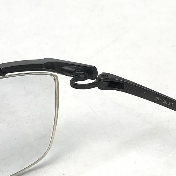 実際に弊社で買取させて頂いた999.9/フォーナインズ チタン 度入り 眼鏡/メガネフレーム/アイウェア S-306Tの画像 4枚目