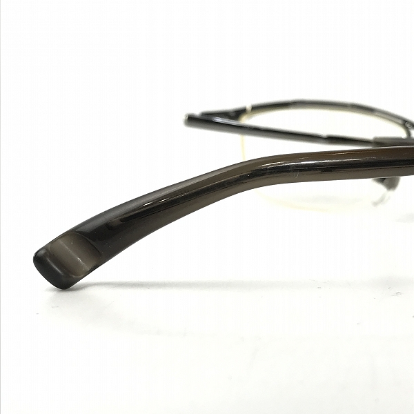 実際に弊社で買取させて頂いた999.9/フォーナインズ チタン ガンメタリック 度入り 眼鏡/メガネフレーム/アイウェア S-306T CAESAR-FLIP クリップオン付の画像 8枚目