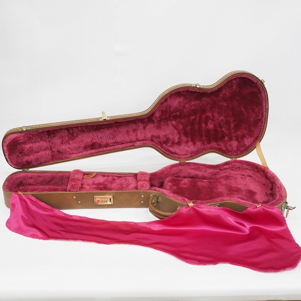 実際に弊社で買取させて頂いた★Gibson/ギブソン SGタイプ エレキギター用 純正ハードケース ブラウンの画像 7枚目