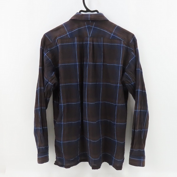 実際に弊社で買取させて頂いたDESCENDANT/ディセンダント チェック柄 長袖シャツ/2の画像 1枚目