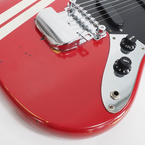 実際に弊社で買取させて頂いた★Tomson/トムソン SPLENDOR SERIES ムスタングType エレキギター ソフトケース付の画像 6枚目