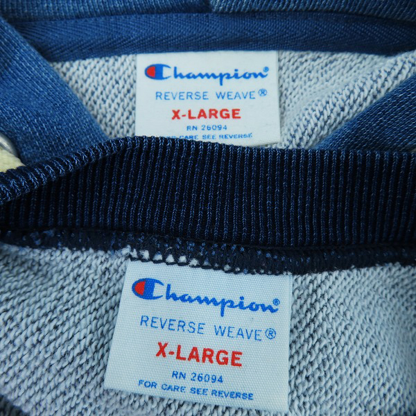 実際に弊社で買取させて頂いたChampion/チャンピオン スウェット パーカー 2点セットの画像 2枚目