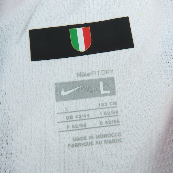 実際に弊社で買取させて頂いたNIKE/ナイキ 07/08 ユベントス ホーム 半袖 ユニフォーム /238028-010/Lの画像 2枚目