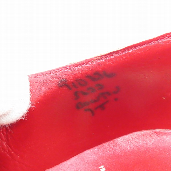 実際に弊社で買取させて頂いたTrickers/トリッカーズ ウィングチップシューズ M7292 ブラウン/7の画像 5枚目