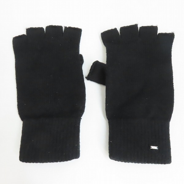 実際に弊社で買取させて頂いたSAINT LAURENT PARIS/サンローランパリ ロゴプレート ウールグローブ/手袋 /S(8)の画像 1枚目