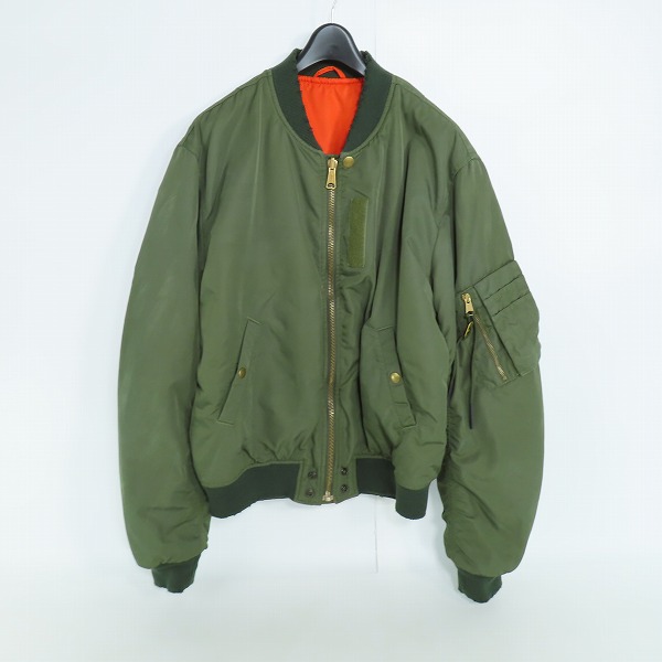 実際に弊社で買取させて頂いたDIESEL/ディーゼル ストーンウォッシュ加工 中綿 リバーシブル ボンバージャケット J-MA-ONE-A/XL