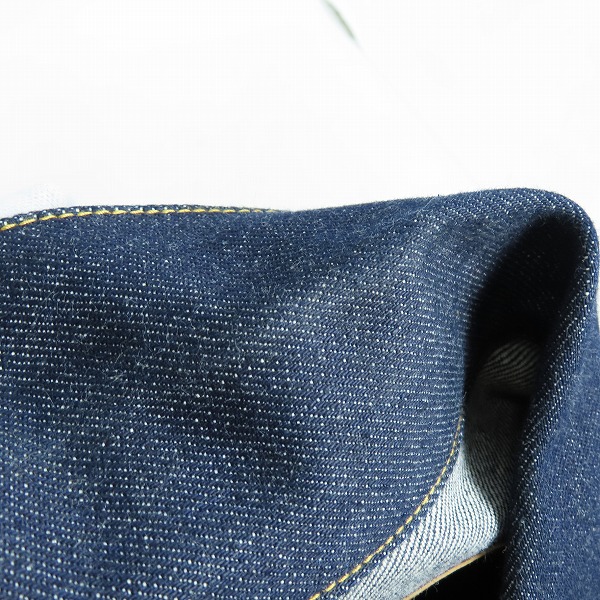 実際に弊社で買取させて頂いたHYSTERIC GLAMOUR/ヒステリックグラマー RAWデニム 2ND TYPE デニムジャケット 0261AB09/Mの画像 7枚目