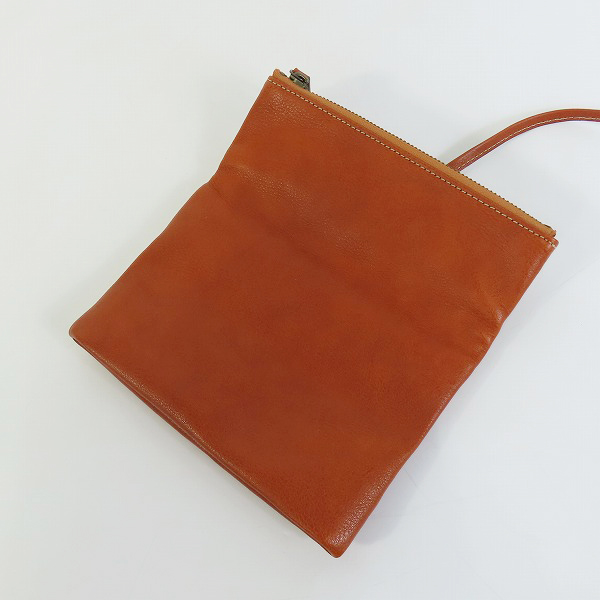 実際に弊社で買取させて頂いた土屋鞄製造所/ツチヤカバン トーンオイルヌメ ループフラットポーチの画像 4枚目