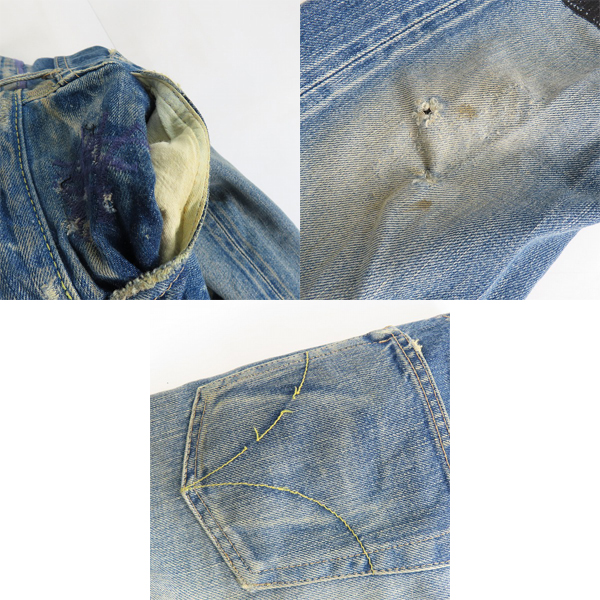 実際に弊社で買取させて頂いたHYSTERIC GLAMOUR× Andy Warhol/ヒステリックグラマー×アンディー ウォーホル ドル紙幣デニムパンツ 7AP-0014/34の画像 9枚目