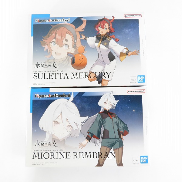 実際に弊社で買取させて頂いた【未組立】バンダイ ガンダム 水星の魔女 Figure-rise Standard スレッタ・マーキュリー/ミオリネ・レンブラン 2点セット