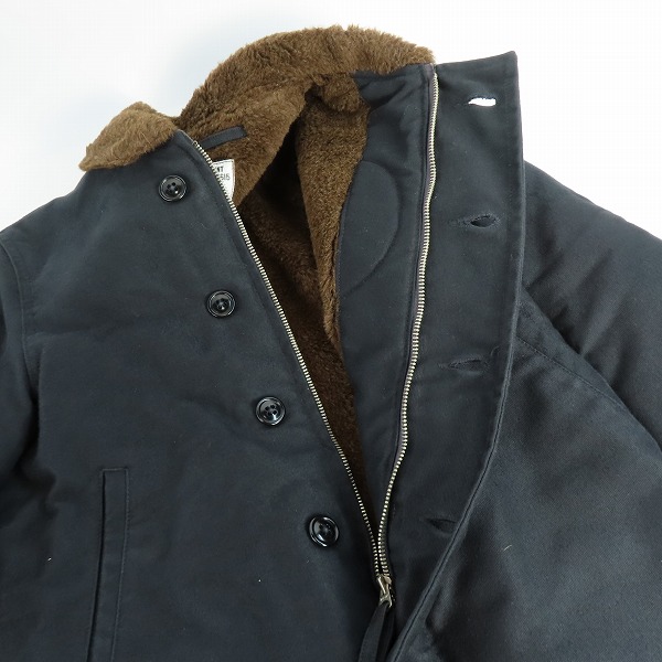 実際に弊社で買取させて頂いたTHE REAL McCOY'S/ザリアルマッコイズ N-1 デッキジャケット NXss 23615 36の画像 4枚目