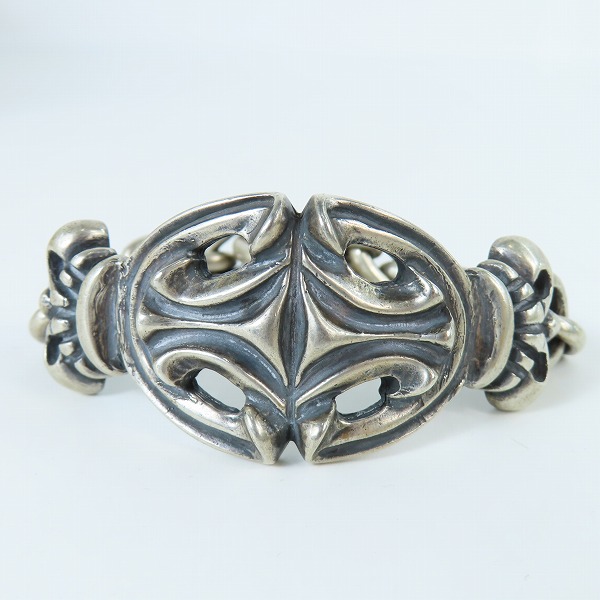 実際に弊社で買取させて頂いた【ギャラ付】GABOR/ガボール ガボラトリー ダブルクラウンスカルプテッドオーバルwスモールオーバルリンクブレスレットの画像 1枚目