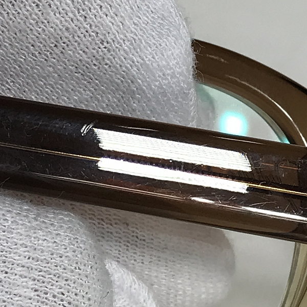実際に弊社で買取させて頂いたJULIUS TART OPTICAL/ジュリアスタートオプティカル AR 眼鏡フレーム/アイウェア PL-102 Pの画像 8枚目