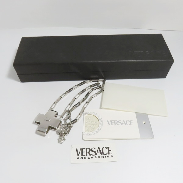 実際に弊社で買取させて頂いたVERSACE/ヴェルサーチ クロスモチーフ ネックレスの画像 8枚目
