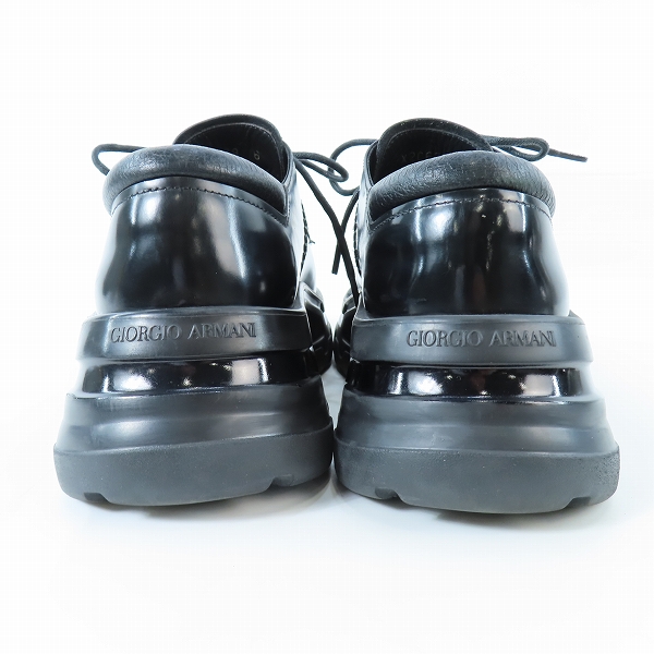 実際に弊社で買取させて頂いたGIORGIO ARMANI/ジョルジオアルマーニ レザー スニーカー X2C639/6の画像 1枚目
