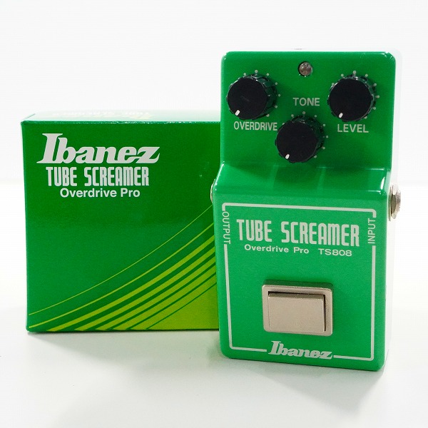 実際に弊社で買取させて頂いたIbanez/アイバニーズ TUBE SCREAMER Overdrive Pro TS-808 オーバードライブ エフェクター 動作確認済み