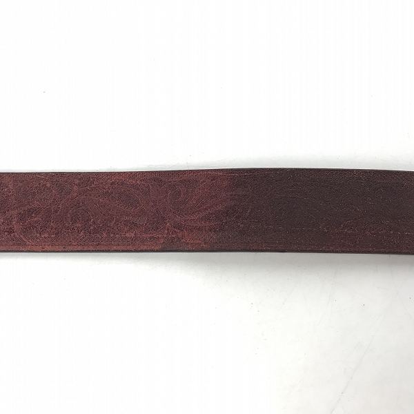 実際に弊社で買取させて頂いたETRO/エトロ 裏地ペイズリー柄 レザーベルト 44/110の画像 6枚目