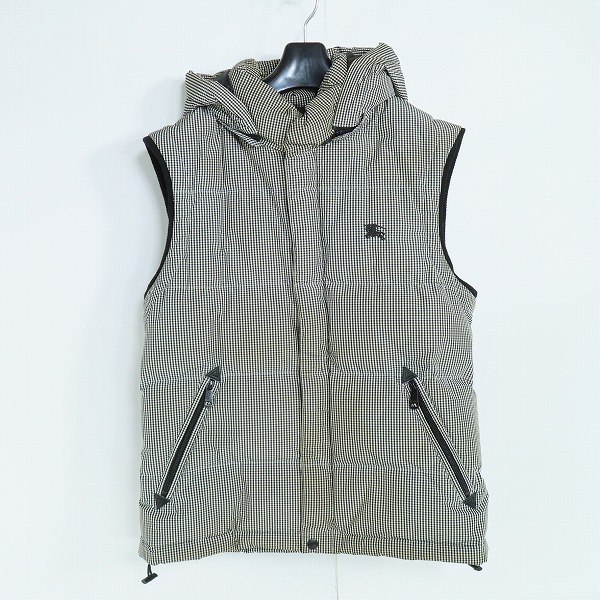 実際に弊社で買取させて頂いたBURBERRY BLACK LABEL/バーバリーブラックレーベル ギンガムチェック ダウンベスト D1F16-416-05/L