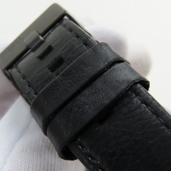 実際に弊社で買取させて頂いたDIESEL/ディーゼル SPLIT/スプリット レザーベルト 時計/ウォッチ DZ4610の画像 6枚目