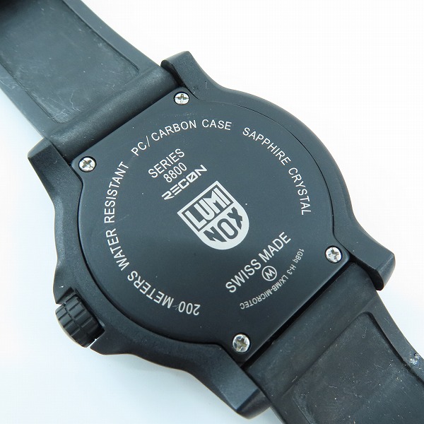 実際に弊社で買取させて頂いたLUMINOX/ルミノックス リーコン ポイントマン SERIES 8800 Ref.8821の画像 3枚目