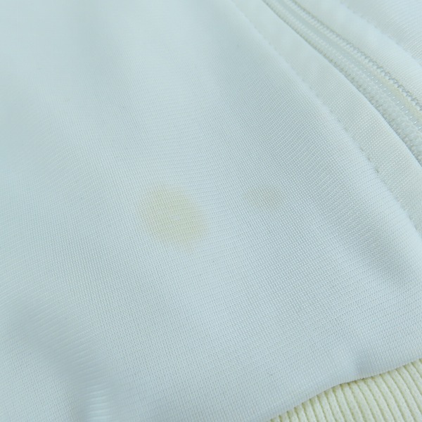 実際に弊社で買取させて頂いたadidas/アディダス 80s~90s ヴィンテージ 銀タグ トラックジャケット ホワイト /Sの画像 7枚目