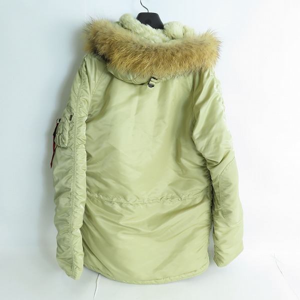 実際に弊社で買取させて頂いたALPHA INDUSTRIES/アルファインダストリーズ N-3B ミリタリージャケット 20094-0816/Lの画像 1枚目
