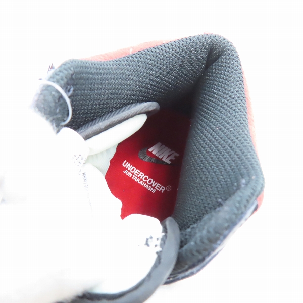 実際に弊社で買取させて頂いた【未使用】NIKE×UNDERCOVER/ナイキ×アンダーカバー DUNK HIGH UBA/ダンクハイ DD9401-600/27.5の画像 4枚目