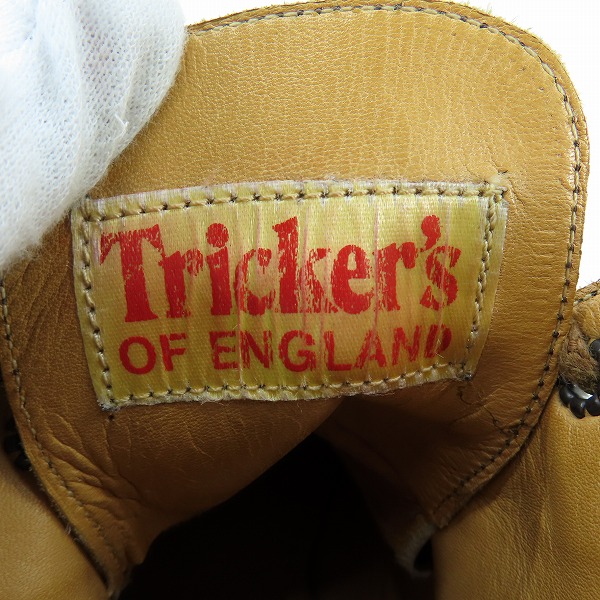 実際に弊社で買取させて頂いたTricker's/トリッカーズ MALTON/モルトン ウイングチップ ブーツ ブラウン M2508/7.5の画像 5枚目