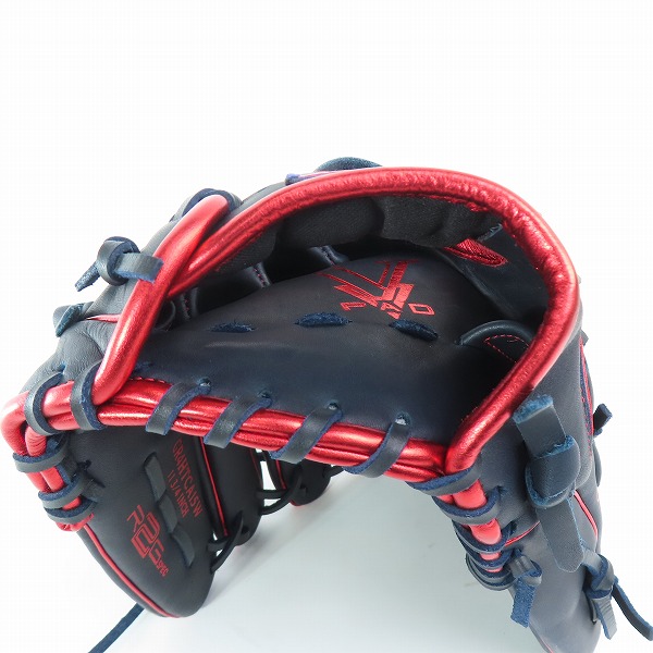 実際に弊社で買取させて頂いたRawlings/ローリングス HYPER TECH/ハイパーテック 軟式 投手用/ピッチャー用 グローブ/グラブ GR4HTCA15Wの画像 5枚目