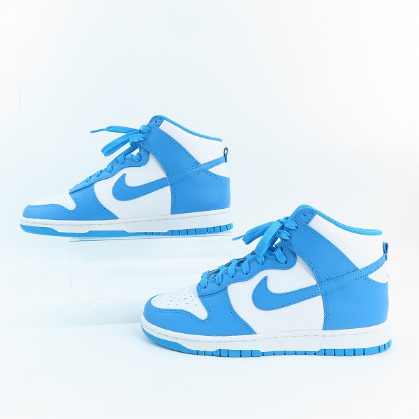 実際に弊社で買取させて頂いたNIKE/ナイキ DUNK HI RETRO/ダンクハイ チャンピオンシップ ブルー DD1399-400/28.0の画像 3枚目