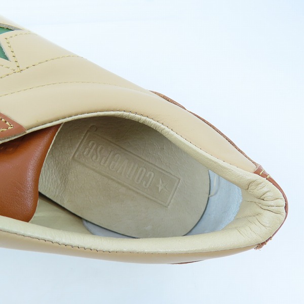 実際に弊社で買取させて頂いた【未使用】CONVERSE/コンバース ONE STAR REFIN OX ワンスター /BEIGE/BRW/GRN/9.5の画像 4枚目
