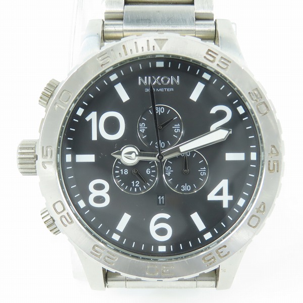 実際に弊社で買取させて頂いたNIXON/ニクソン THE51-30 クロノグラフ ブラック文字盤 腕時計 NA083000【動作未確認】