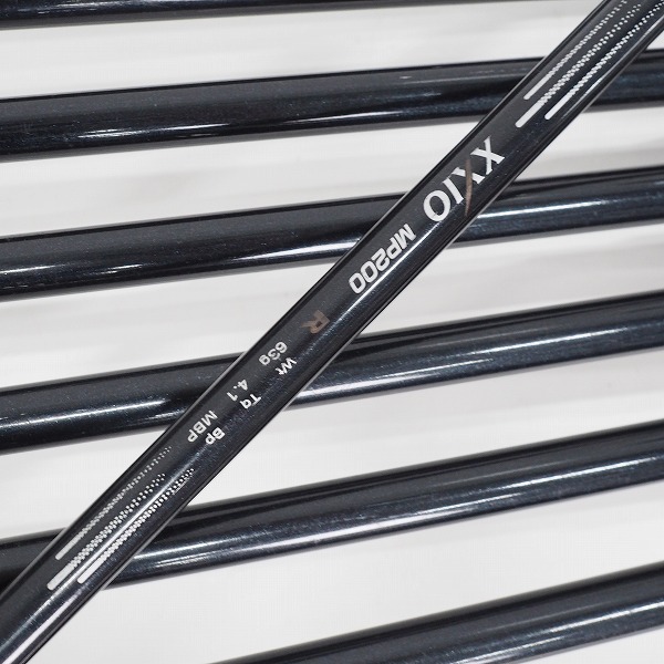 実際に弊社で買取させて頂いたDUNLOP/ダンロップ XXIO/ゼクシオ 2代目 アイアン #4～9,P,A,Sw 9本セット MP200 FLEX：Rの画像 7枚目