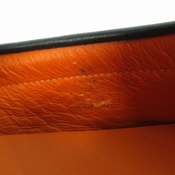 実際に弊社で買取させて頂いたHERMES/エルメス アーヴィング モカシン ドライビングシューズ/スリッポン ブラック 43の画像 8枚目