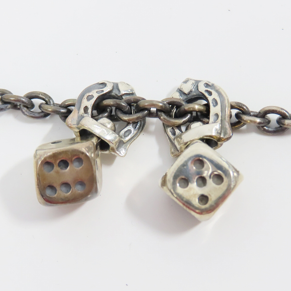 実際に弊社で買取させて頂いた（5）GANGSTERVILLE/ギャングスタービル × galcia/ガルシア DICE TOP/CHIAN SET/ダイス ネックレスの画像 1枚目