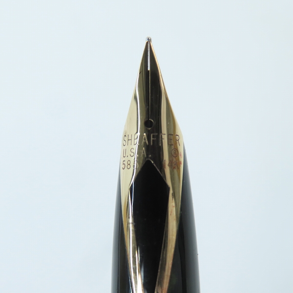 実際に弊社で買取させて頂いたSHEAFFER/シェーファー GOLD PLATED 万年筆 ペン先14K-585の画像 4枚目