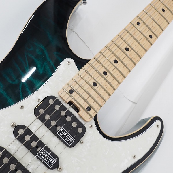 実際に弊社で買取させて頂いた★SCHECTER/シェクター ストラトシェイプ HSH コイルタップ搭載 日本製 エレキギター ギグケース付の画像 4枚目