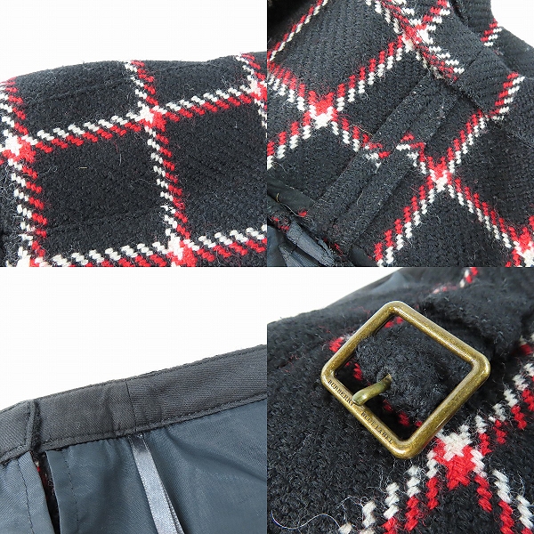 実際に弊社で買取させて頂いたBURBERRY/バーバリー BURBERRY BLUE LABEL/バーバリーブルーレーベル チェック柄 キュロット/38の画像 9枚目