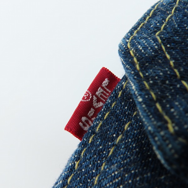 実際に弊社で買取させて頂いた(2)LEVI’S/リーバイス 71507XX/J02刻印 日本製 デニムジャケット Gジャン/38の画像 5枚目