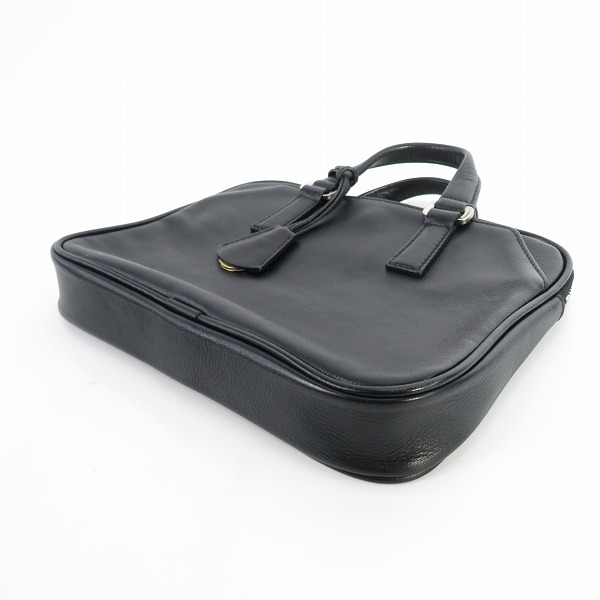 実際に弊社で買取させて頂いたaniary/アニアリ 裏地迷彩柄 レザー ハンドバッグの画像 2枚目