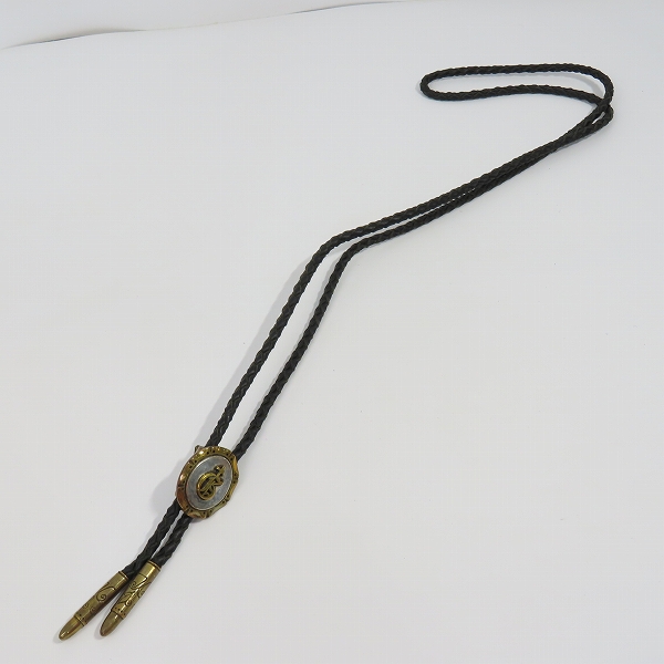 実際に弊社で買取させて頂いた（3）GANGSTERVILLE×Galcia/ギャングスタービル×ガルシア G ループタイ/ボロタイ/ブラス/シルバーの画像 6枚目