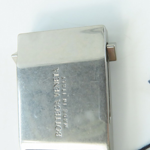 実際に弊社で買取させて頂いた【未使用】BOTTEGA VENETA/ボッテガヴェネタ リボンストラップ ボーダー ライン ベルト 629663 VBWJ1 2160の画像 5枚目