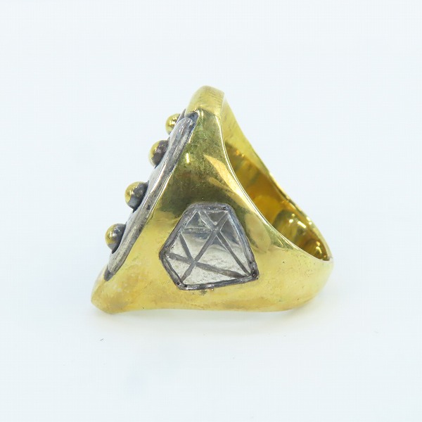 実際に弊社で買取させて頂いたGangsterville×galcia/ギャングスタービル×ガルシア Horse Shoe Trademark Ring/ホースシューリング/15.5号の画像 2枚目