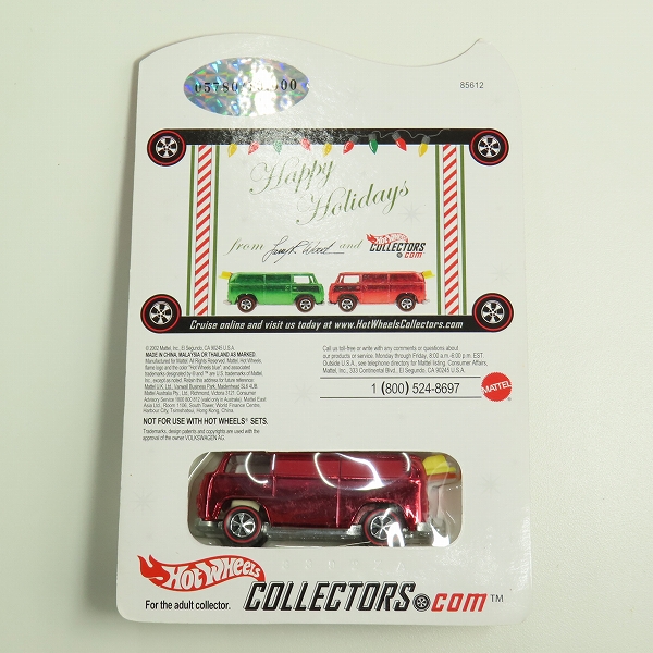 実際に弊社で買取させて頂いた【未開封】Hot Wheels/ホットウィール 2002 Holiday Car Beach Bomb Too/ホリデーカー ビーチ ボム トゥー 赤の画像 1枚目