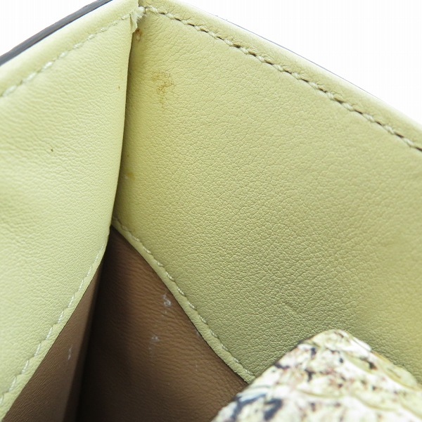 実際に弊社で買取させて頂いたGUCCI/グッチ バンブー パイソン スモール トートバッグ ハンドバッグ 660195の画像 7枚目